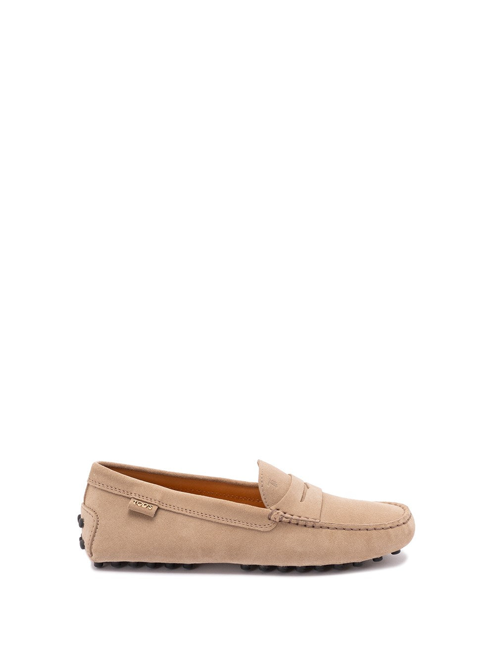 Tod's ladies Gommino` Loafers In Suede driving mocs shoes tan