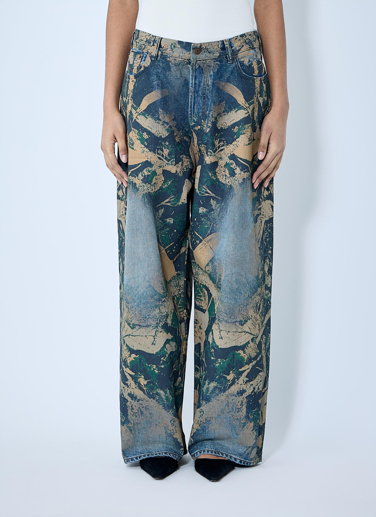 Acne Studios Men's 2021F Jeans pants denim loose straight leg
