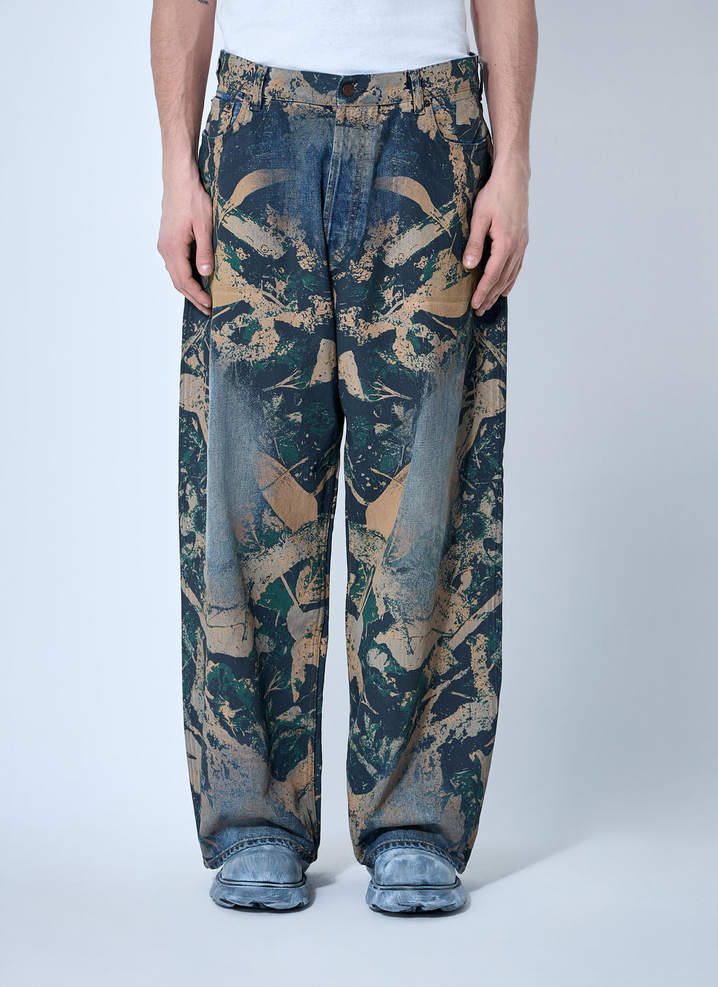 Acne Studios Men's 2021F Jeans pants denim loose straight leg