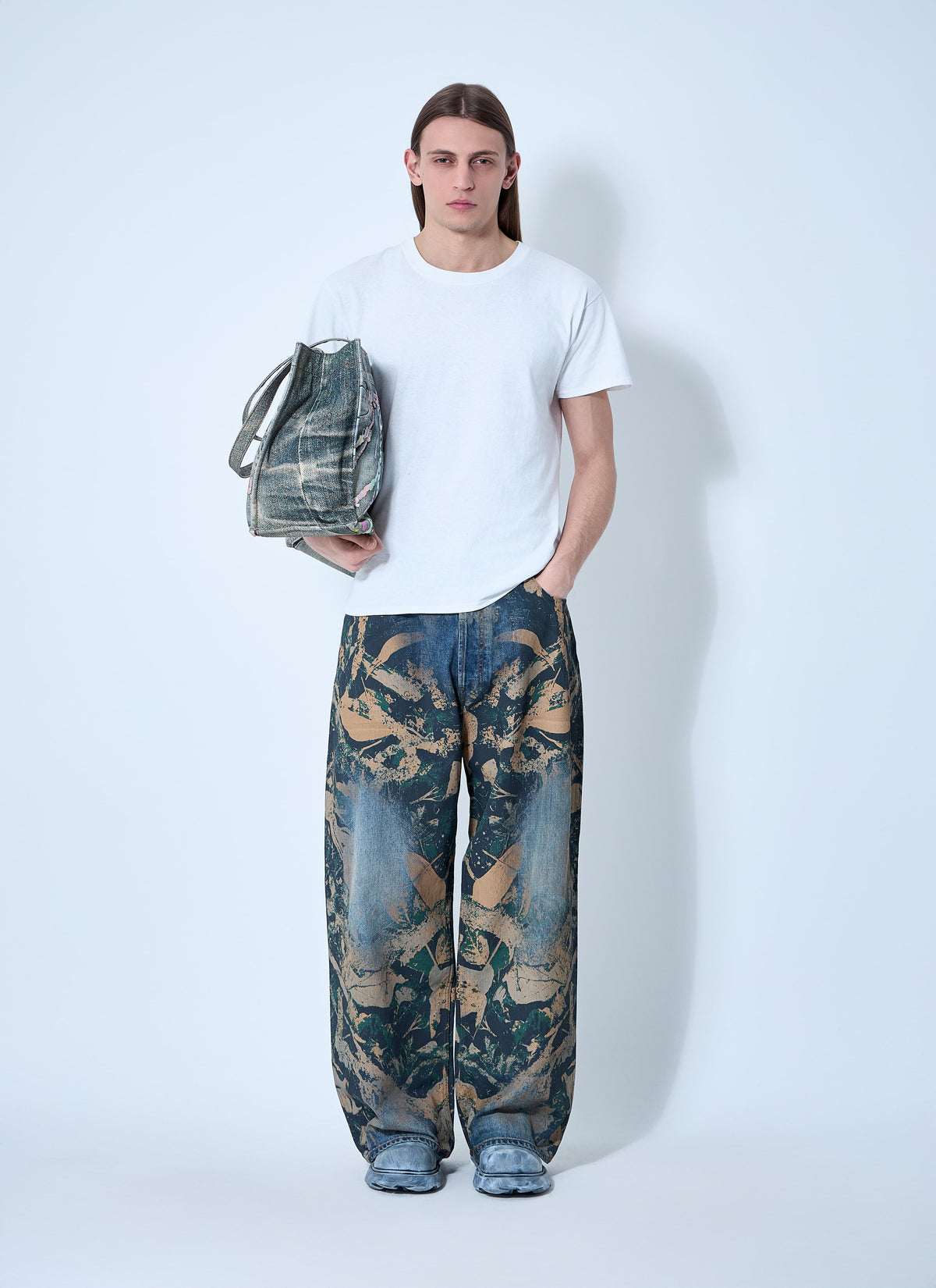 Acne Studios Men's 2021F Jeans pants denim loose straight leg