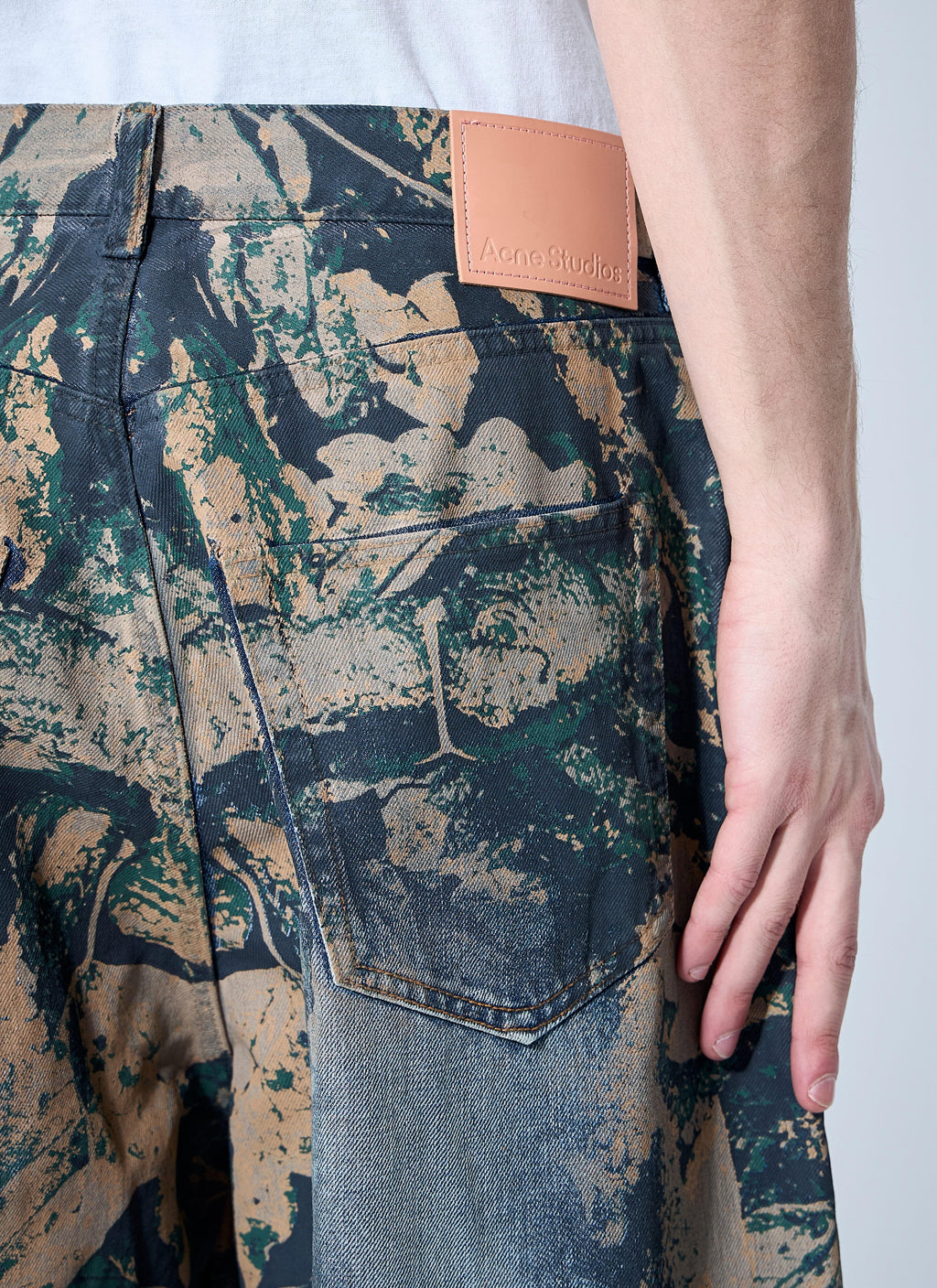 Acne Studios Men's 2021F Jeans pants denim loose straight leg