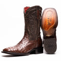 Alabama Kango Tabac men's Ostrich skin cowboy boots pre-order
