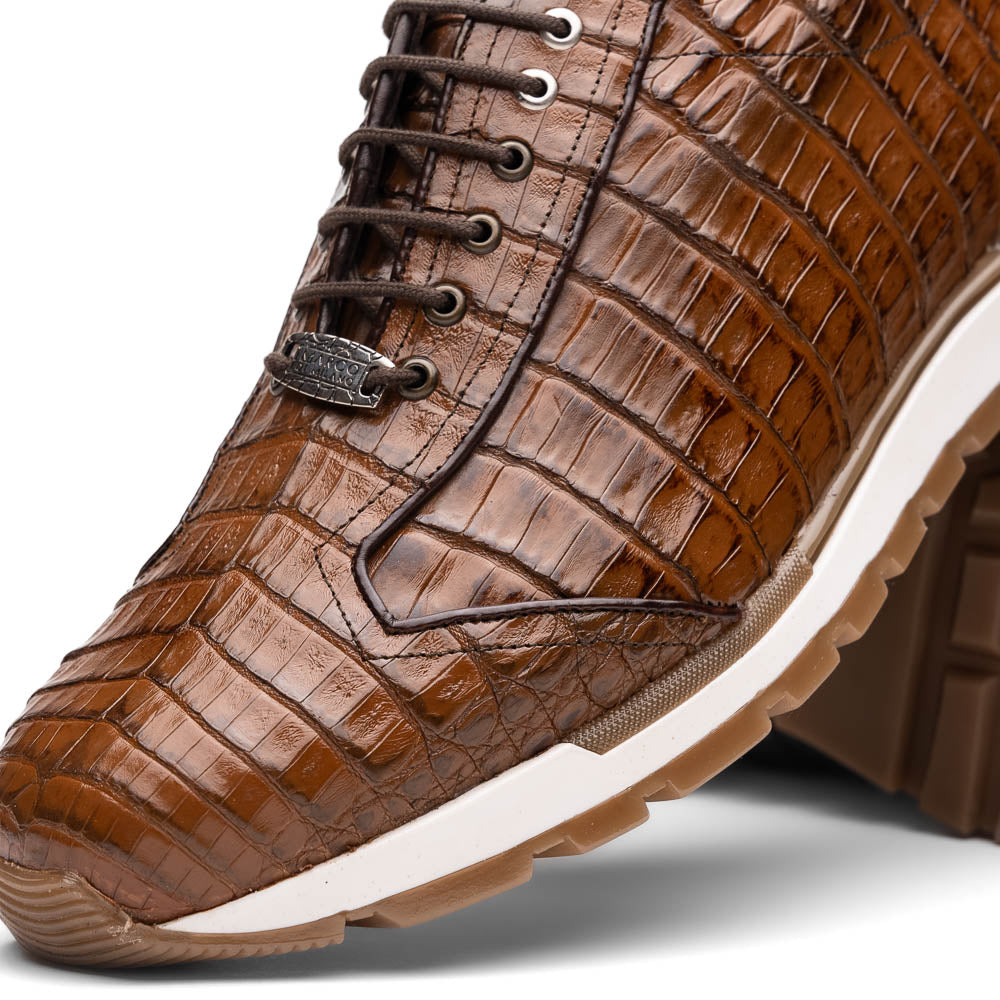 Alonzo Bay Apache men's genuine Caiman dress sneakers shoes oxfords