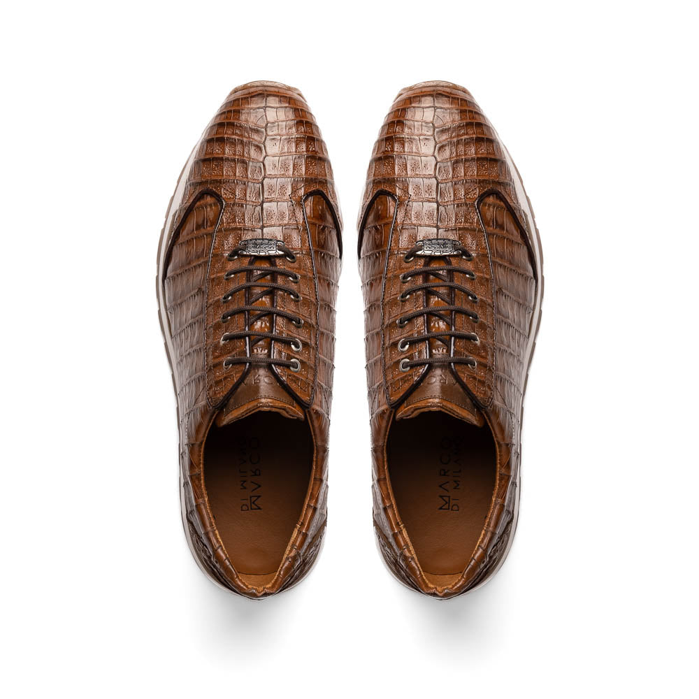Alonzo Bay Apache men's genuine Caiman dress sneakers shoes oxfords
