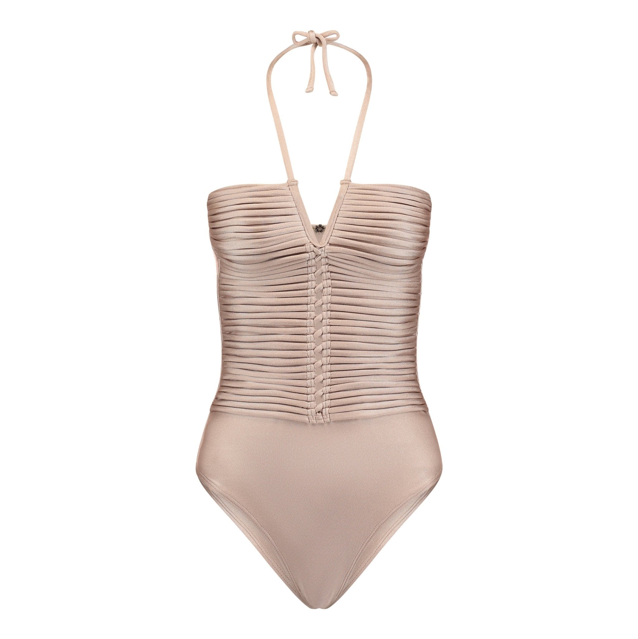 Aphrodite One-piece Macrame Swimsuit One-Piece Chic Resort High-end