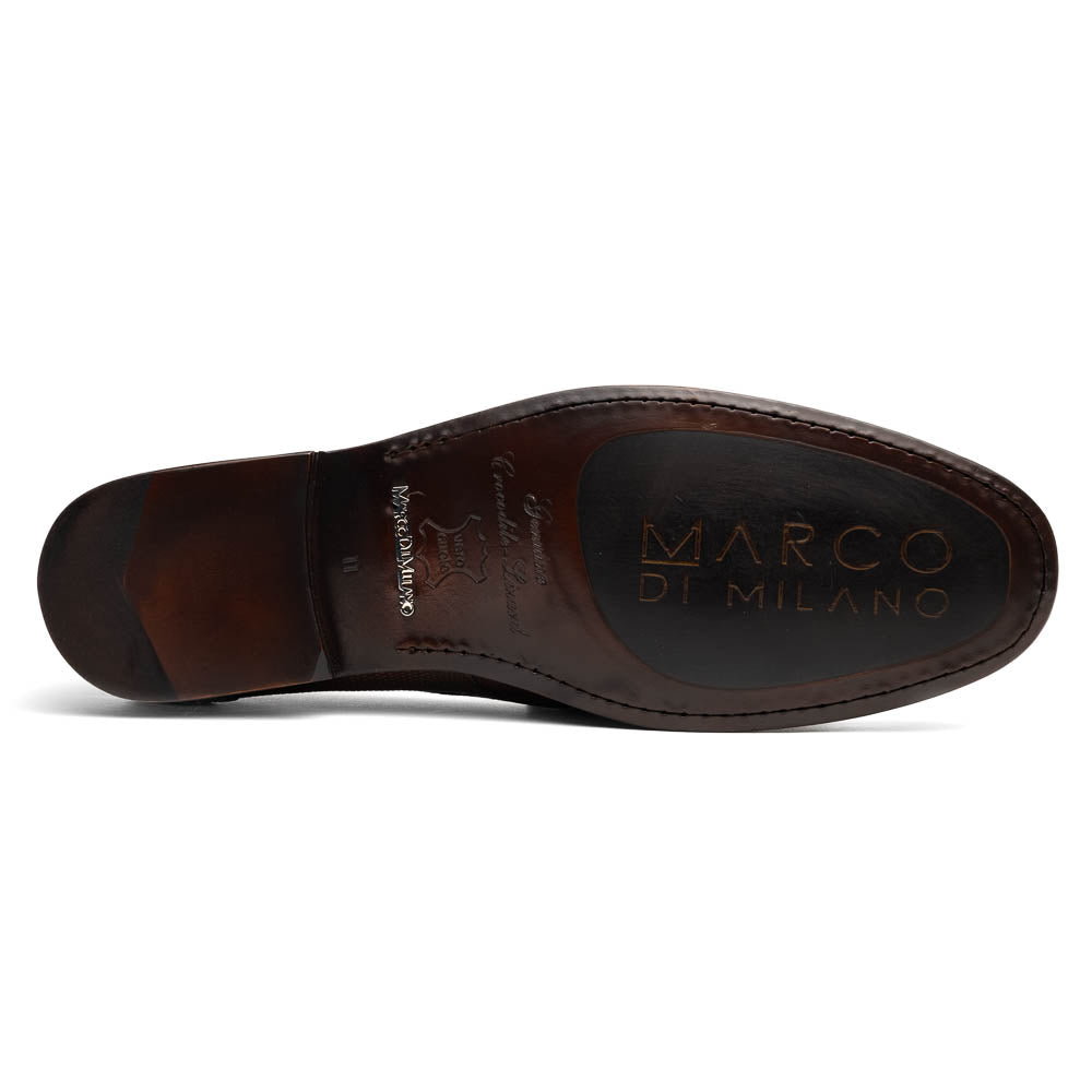 Adro Milano men's Caiman and lizard bit loafers tassels shoes casual dress