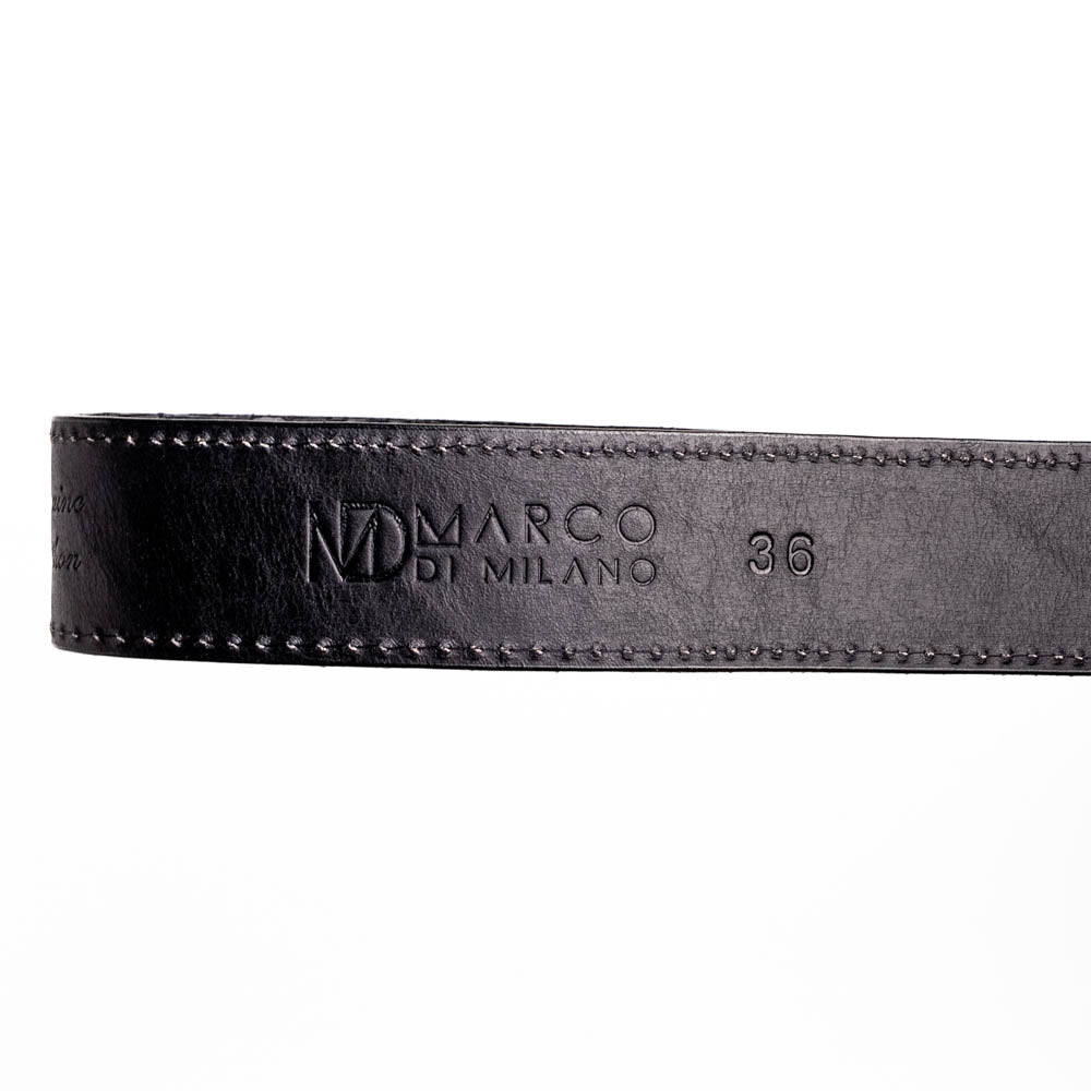 Marco di Milano Arkansas python skin Belt Black