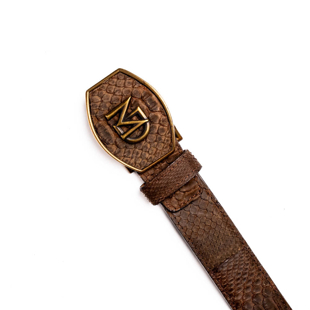 Marco Di Milano Arkansas men's Belt Brown snake skin python