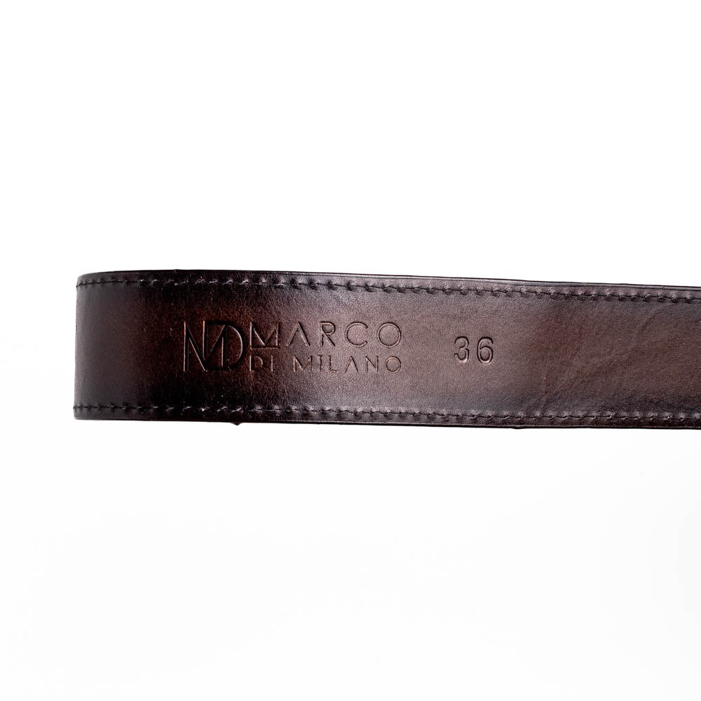 Marco Di Milano Arkansas Belt genuine natural Python snake skin men's