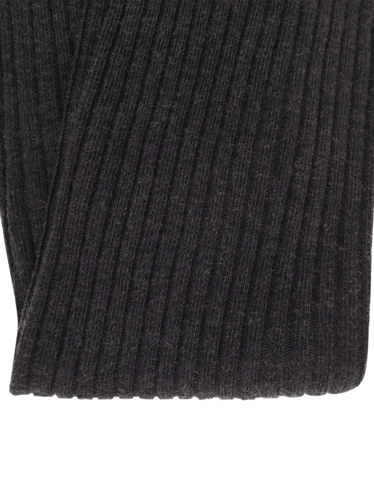 Max Mara ladies Zavorra - Ribbed Cotton Tights black