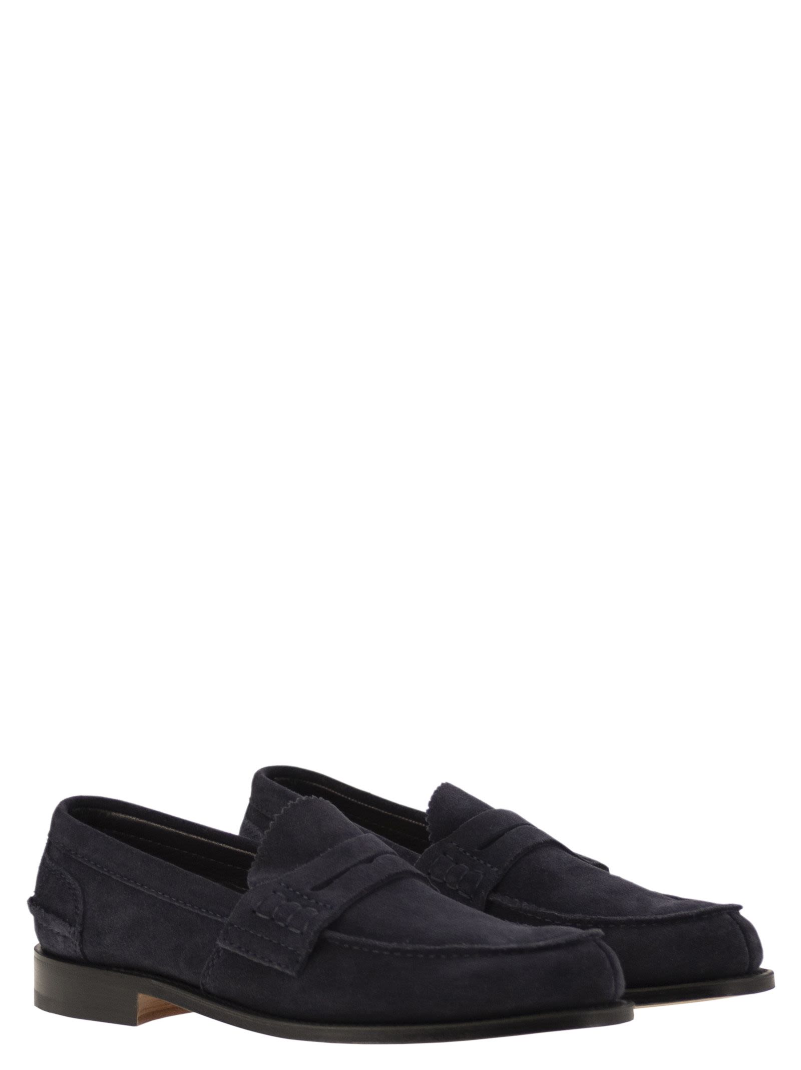 Church's Men’s Pembrey - Suede Moccasin shoe loafer