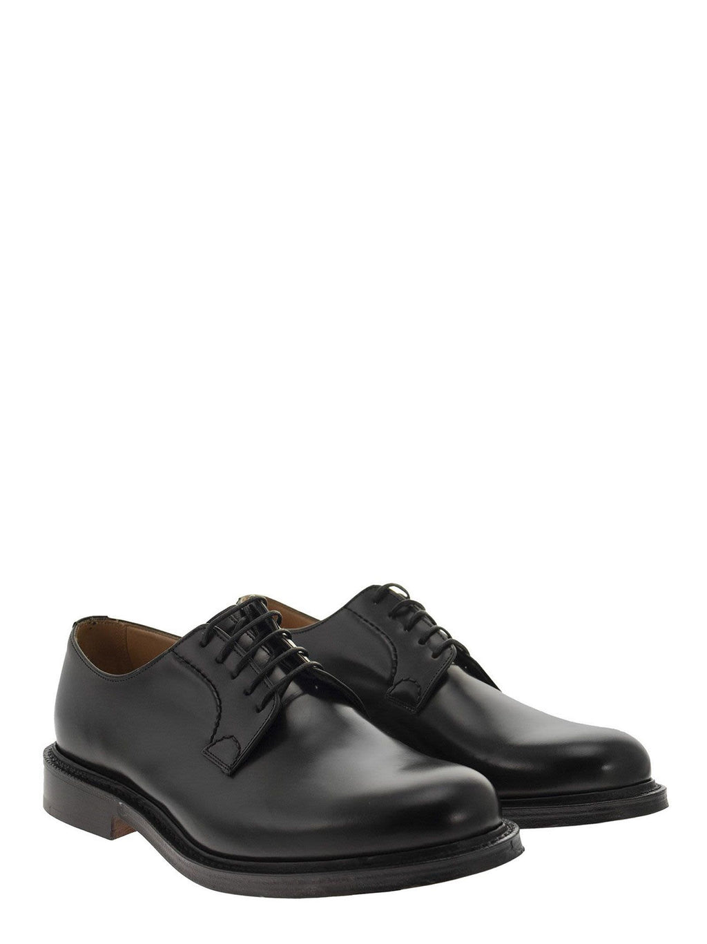 Church's Men's Shannon - Polished Binder Derby shoes oxfords black dress