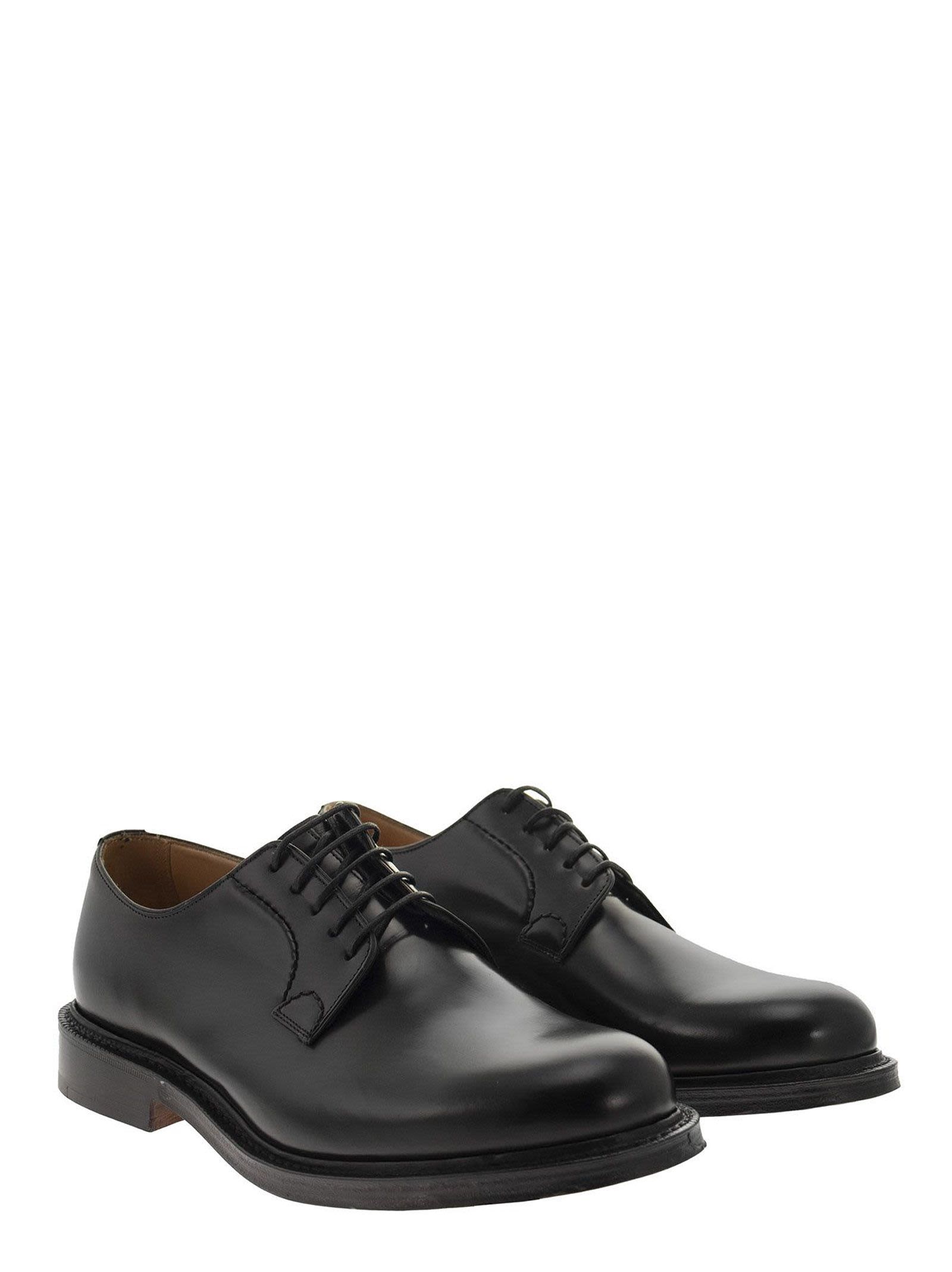 Church's Men's Shannon - Polished Binder Derby shoes oxfords black dress