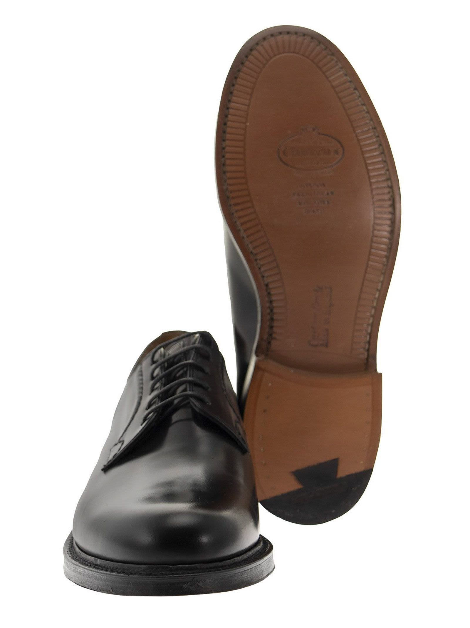 Church's Men's Shannon - Polished Binder Derby shoes oxfords black dress