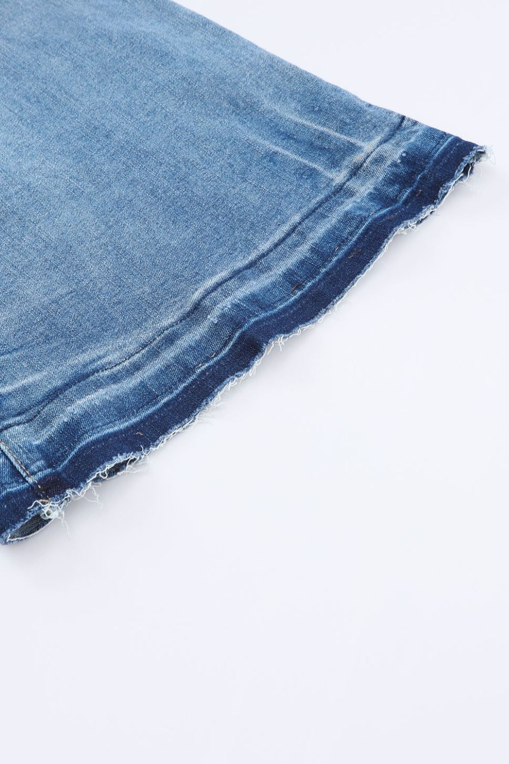JUDY BLUE High Waist Button Fly Flared Blue Jeans
