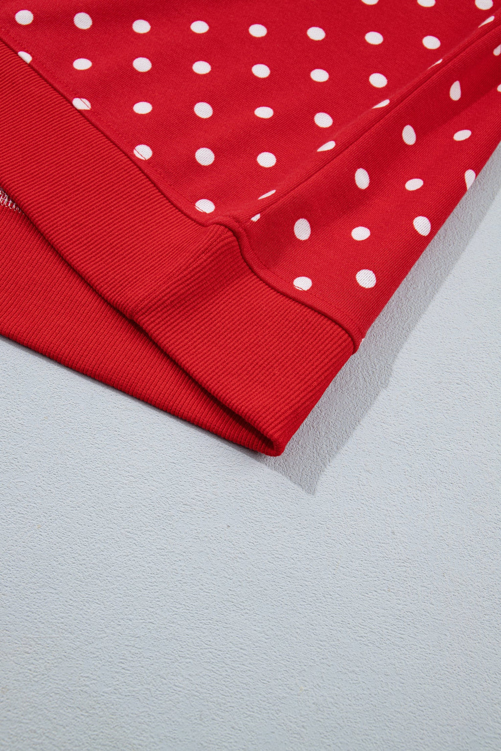 Jane Polka Dot Drawstring Wide Leg Long Sleeve Top Pant Set Outfit
