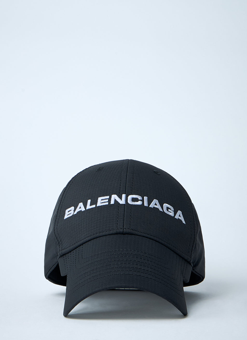 Balenciaga Men's Logo Motif Baseball Cap hat unisex black