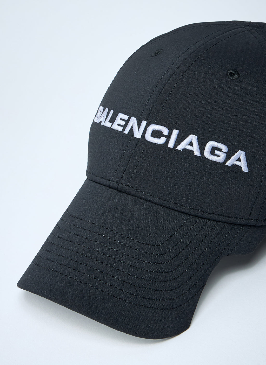 Balenciaga Men's Logo Motif Baseball Cap hat unisex black