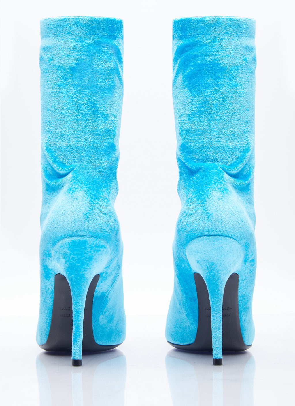 Balenciaga ladies turquoise Knife Boots stiletto heels