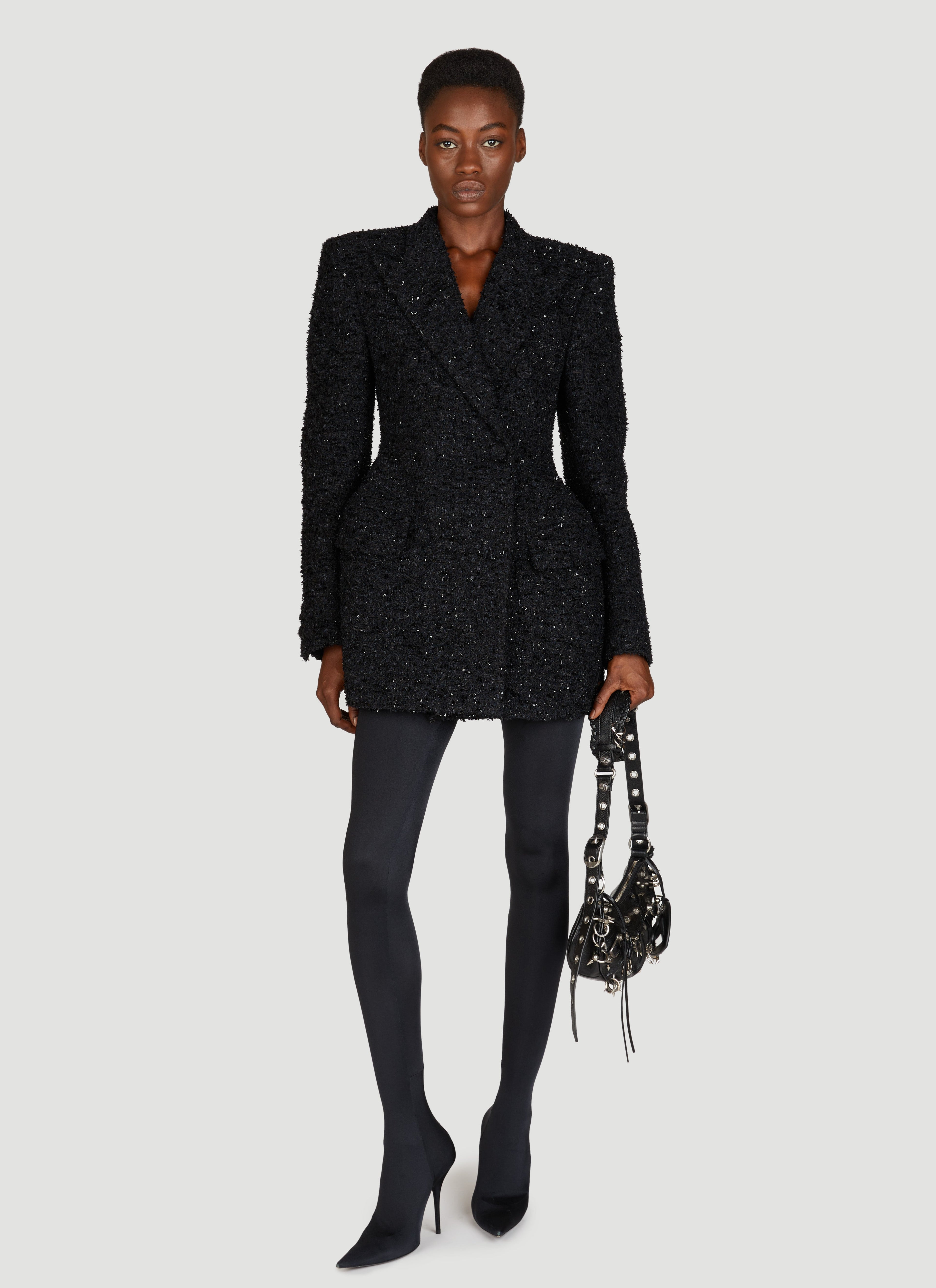 Balenciaga ladies Hourglass Jacket blazer black