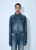 Balenciaga ladies Denim Blue Jean Jacket coat