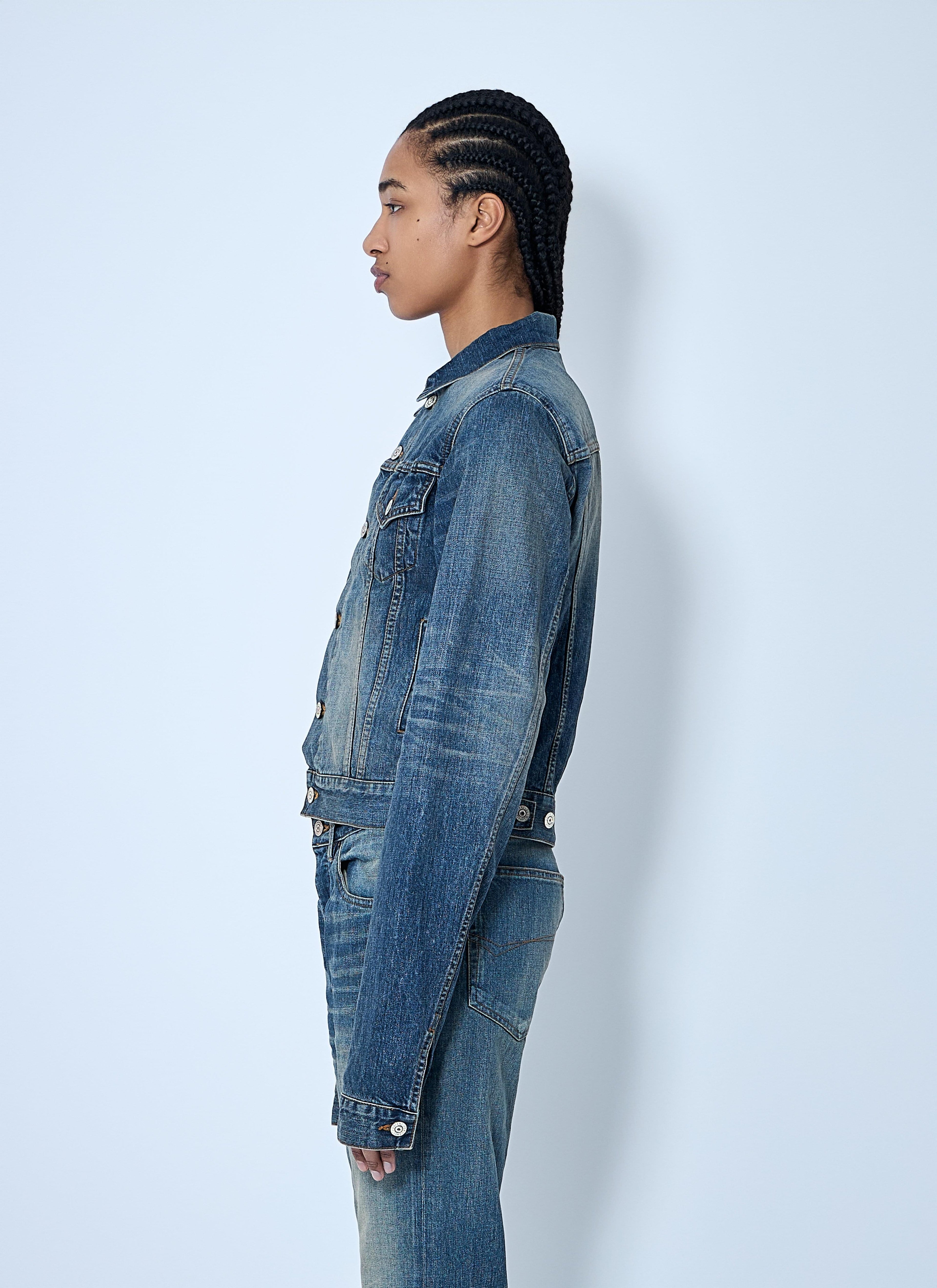 Balenciaga ladies Denim Blue Jean Jacket coat