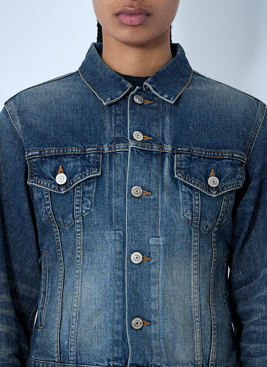 Balenciaga ladies Denim Blue Jean Jacket coat