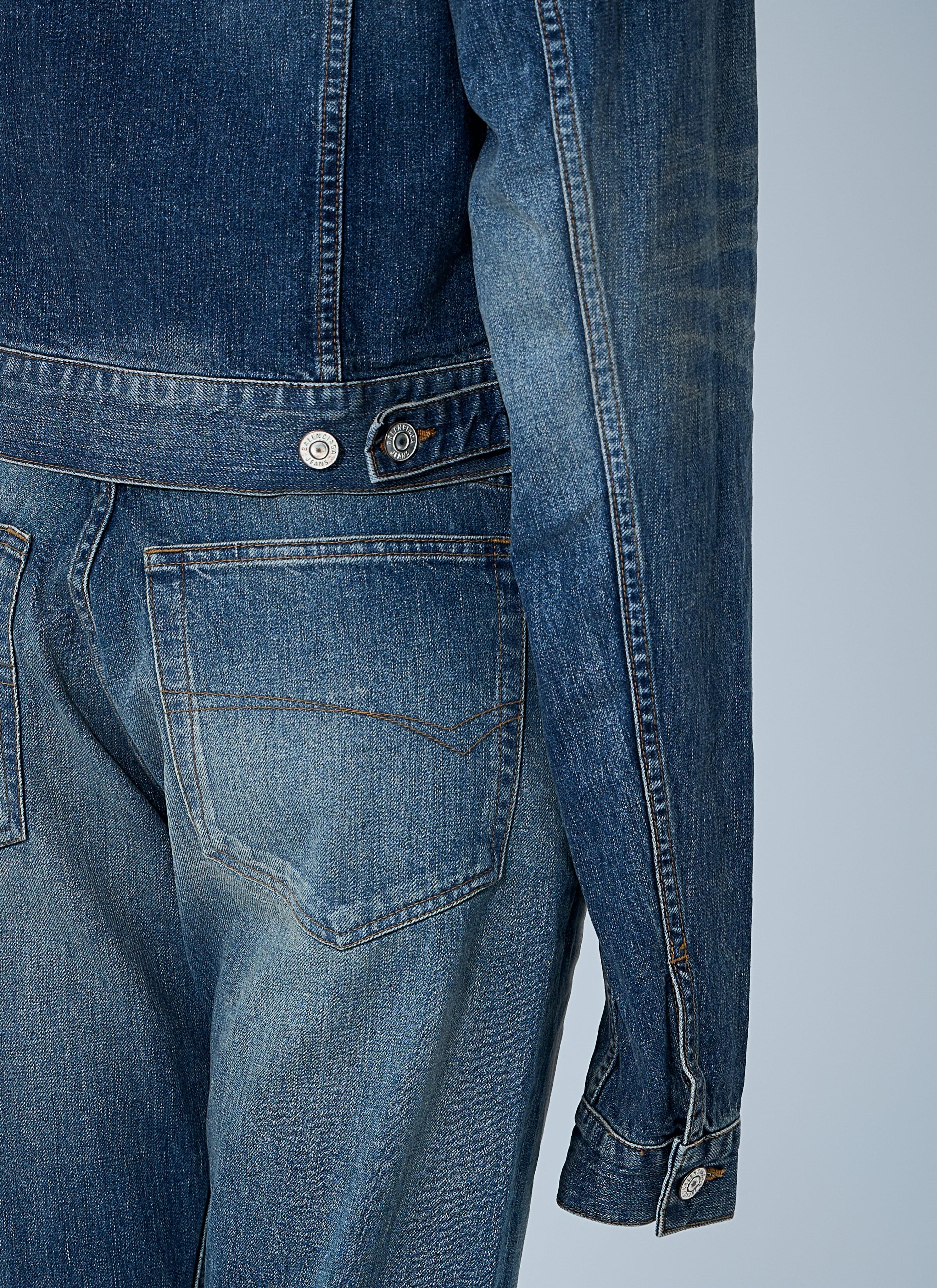 Balenciaga ladies Denim Blue Jean Jacket coat