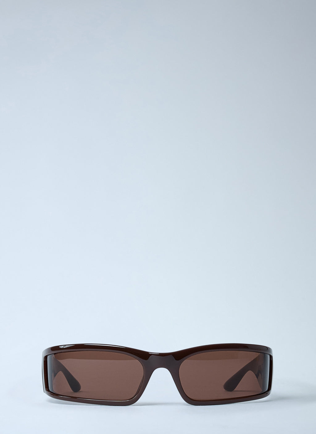 Balenciaga Men's Sunset Rectangle Sunglasses side logo