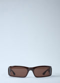 Balenciaga Men's Sunset Rectangle Sunglasses side logo