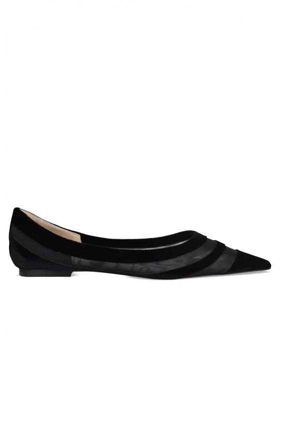 Jimmy Choo ladies Love Ballerinas flats shoes black