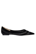 Jimmy Choo Ladies Love Ballerinas Flats Shoes velvet fishnet canvas