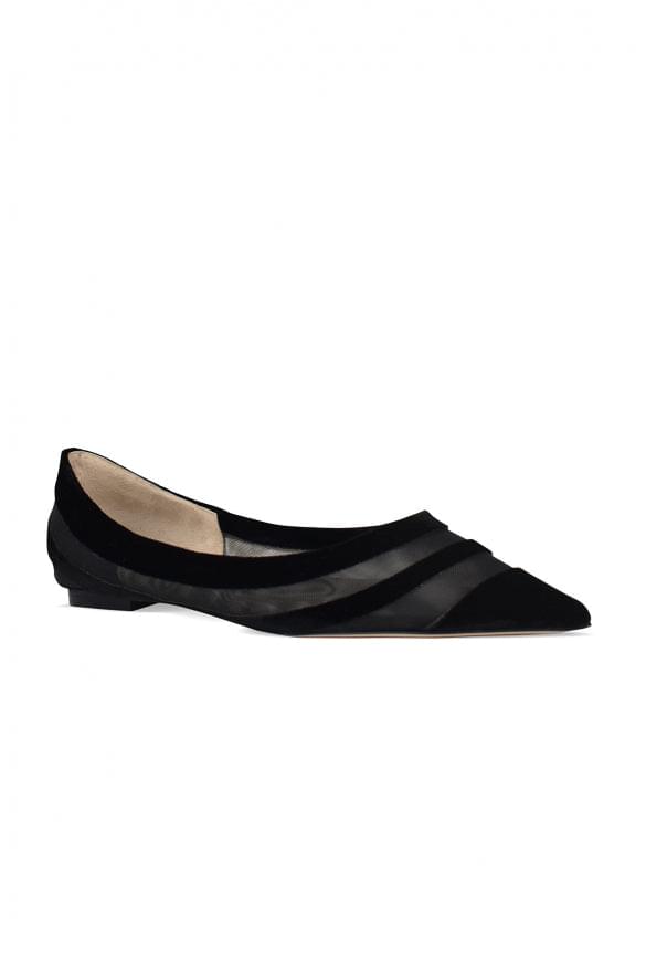Jimmy Choo ladies Love Ballerinas flats shoes black