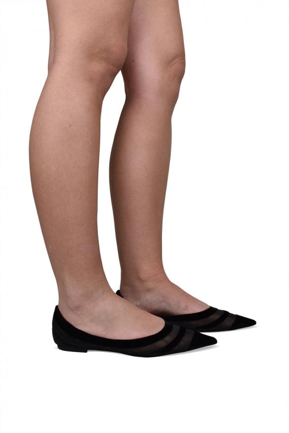 Jimmy Choo ladies Love Ballerinas flats shoes black