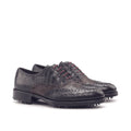 Bobby Full Brogue golf shoes II saddle oxfords black brown men's