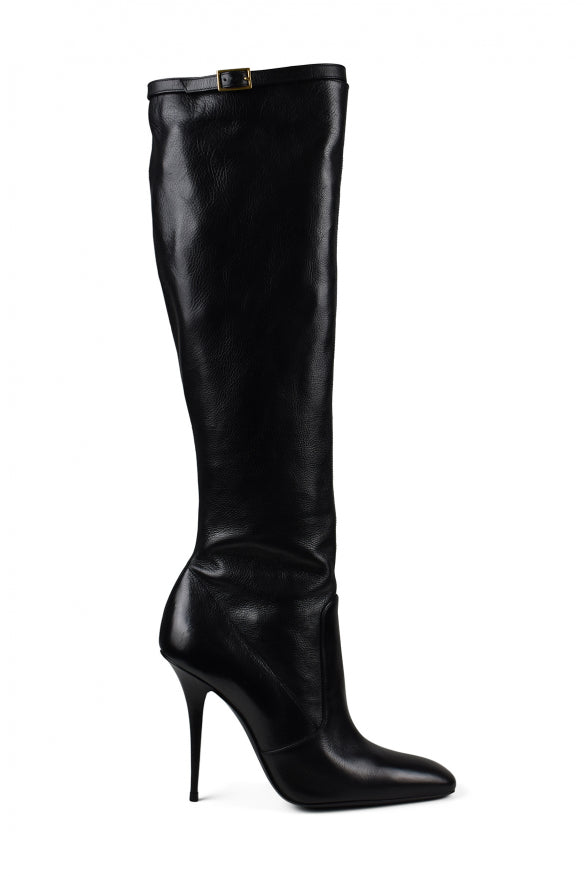 Yves Saint Laurent ladies Tess Boots YSL stilettos black