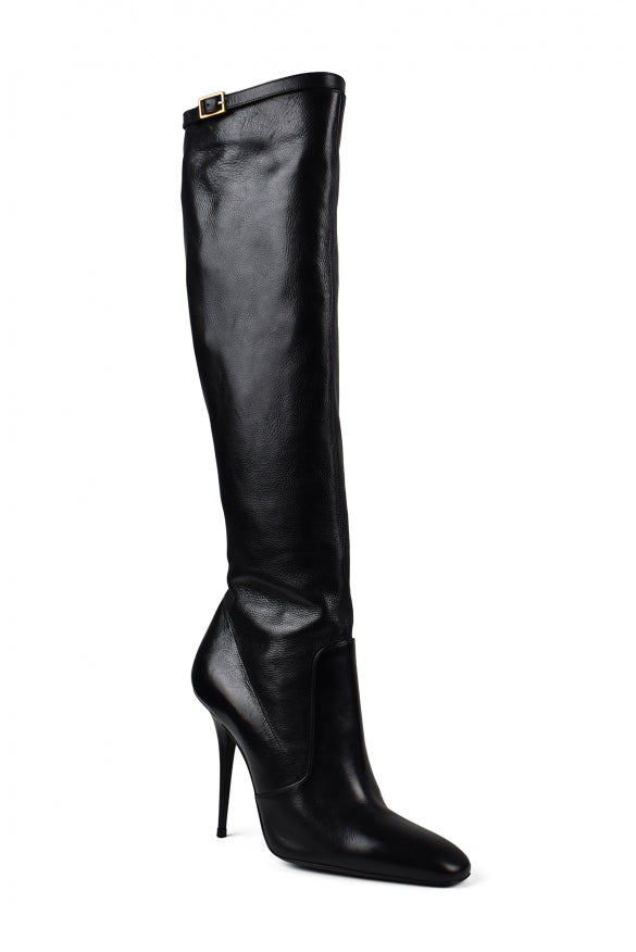 Yves Saint Laurent ladies Tess Boots YSL stilettos black