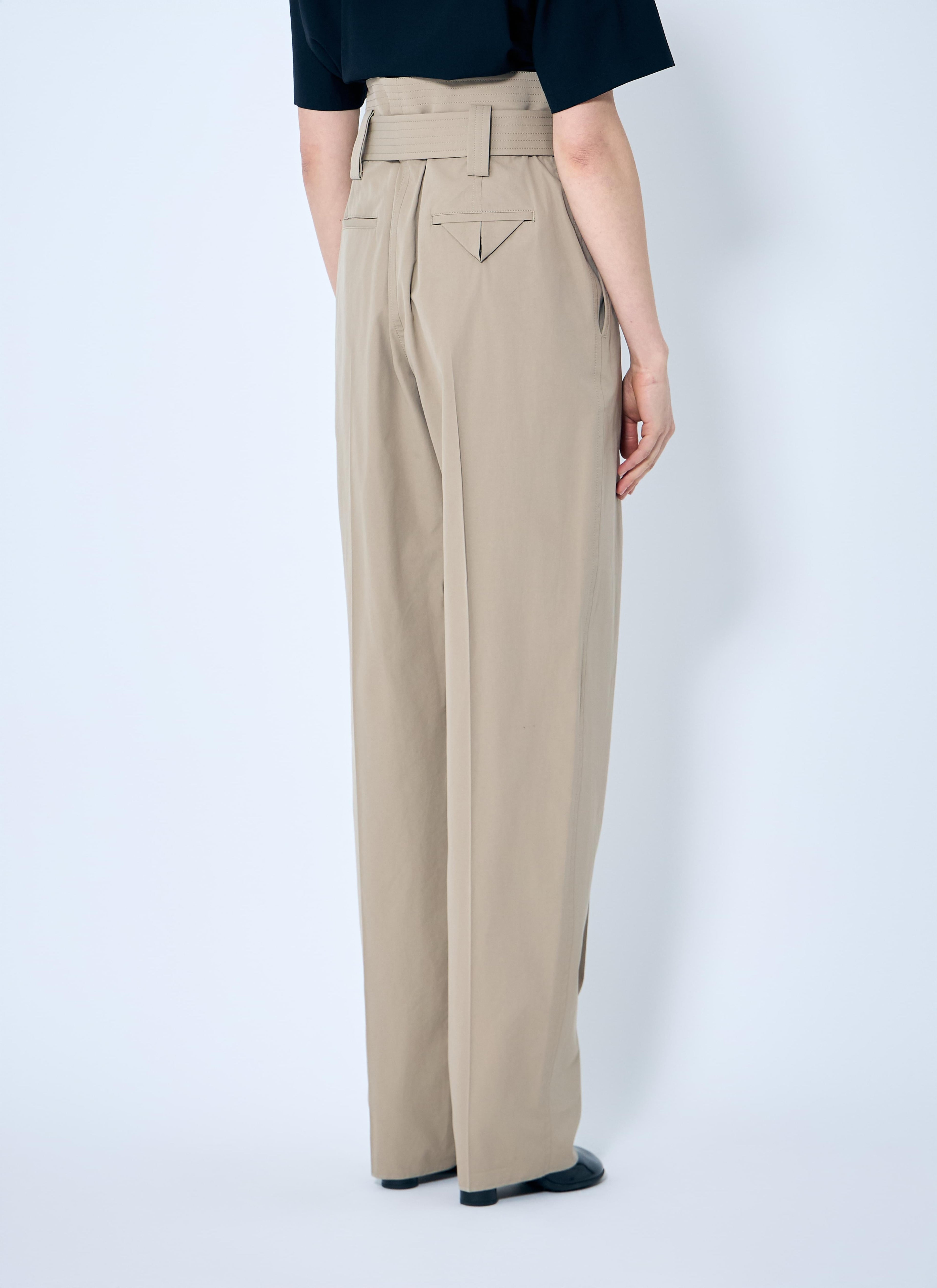 Bottega Veneta ladies Compact weave cotton Pants slacks trousers