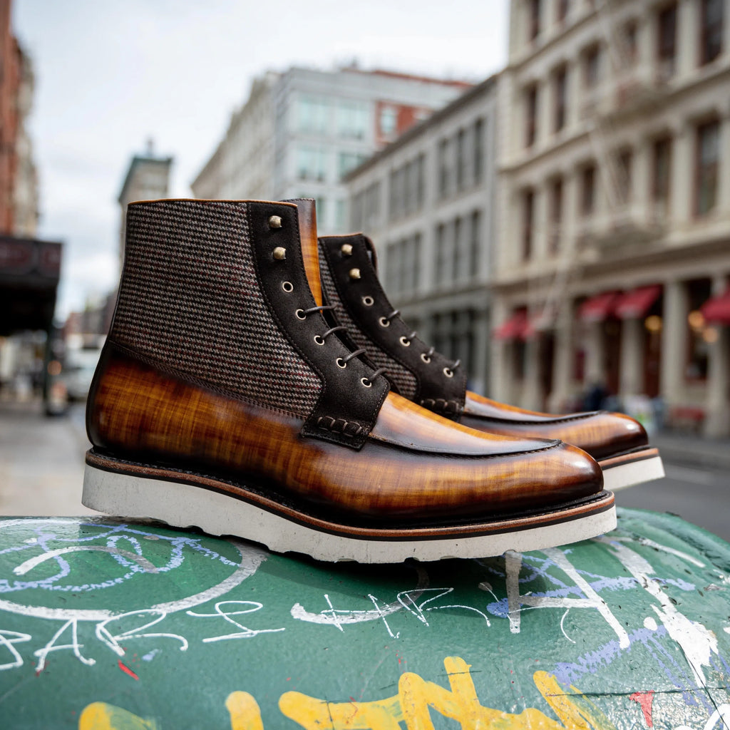 Brooklyn Patina Moc Boot II Men's Que Shebley