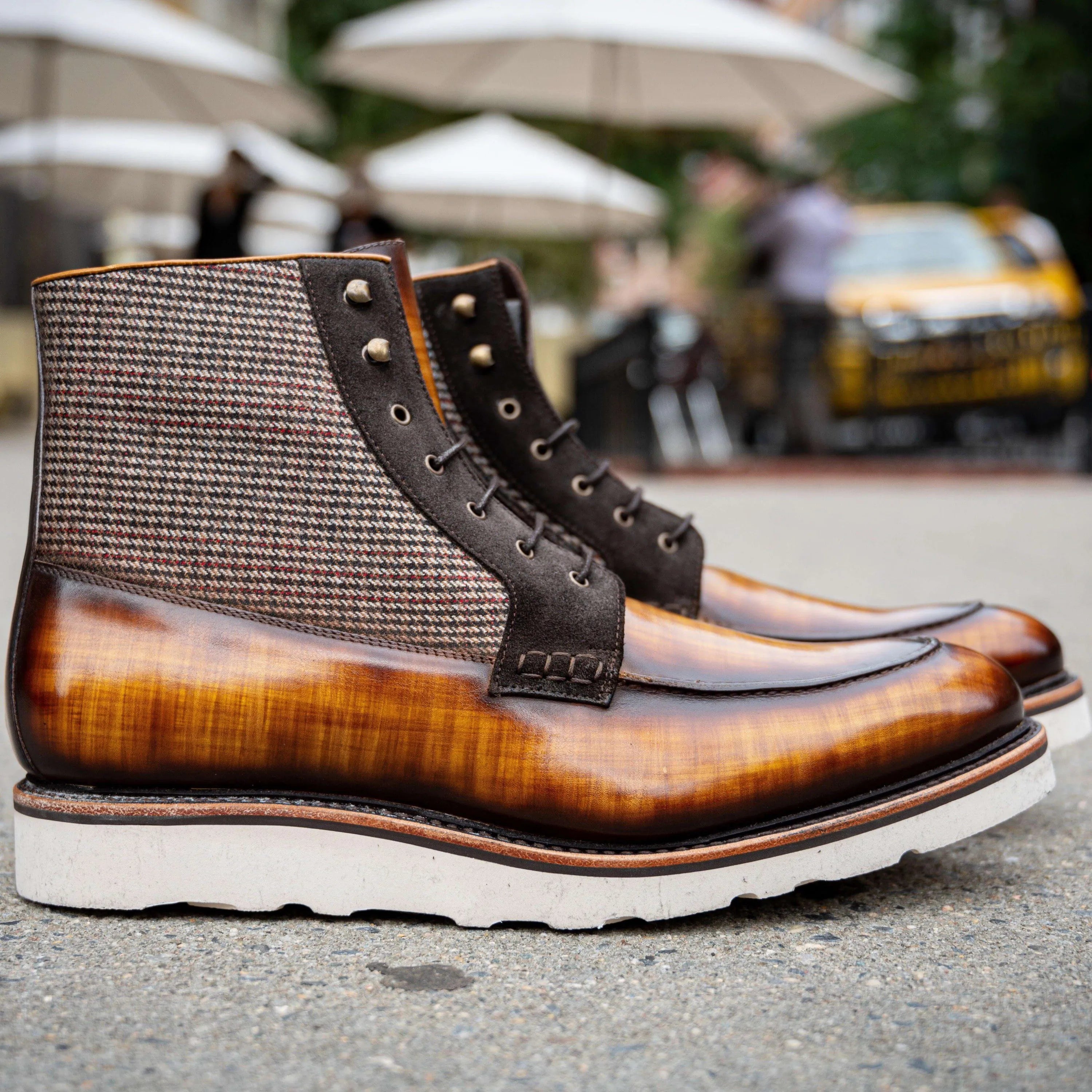 Brooklyn Patina Moc Boot II Men's Que Shebley