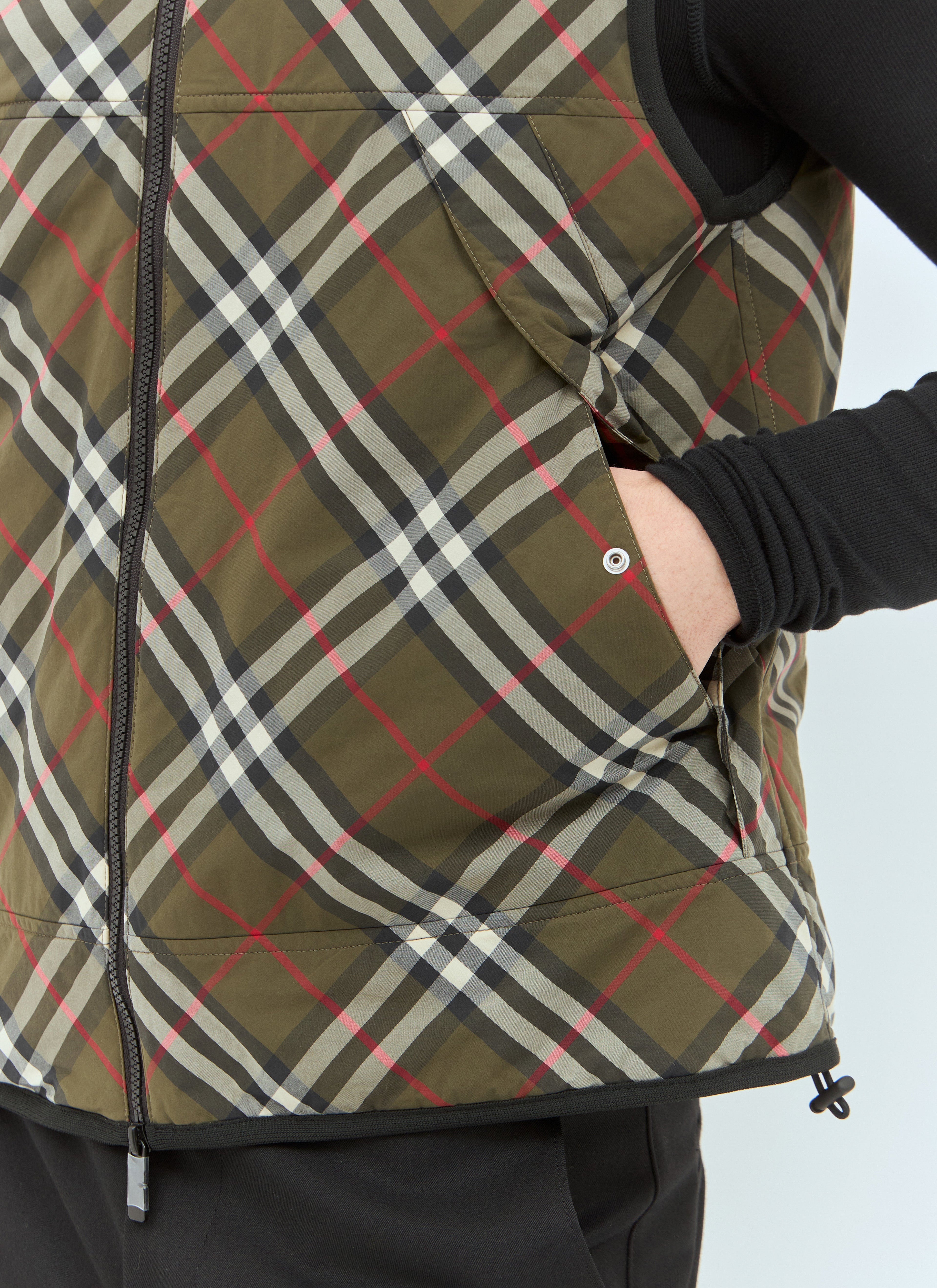 Burberry Men's Check Padded Gilet vest plaid