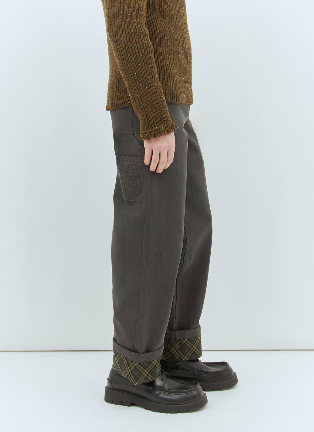 Burberry Men's Cotton Carpenter Pants Slacks trousers