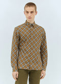 Burberry Men's Check Cotton Shirt plaid button up