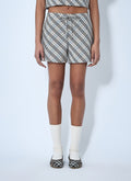 Burberry ladies Checked Drawstring Shorts England