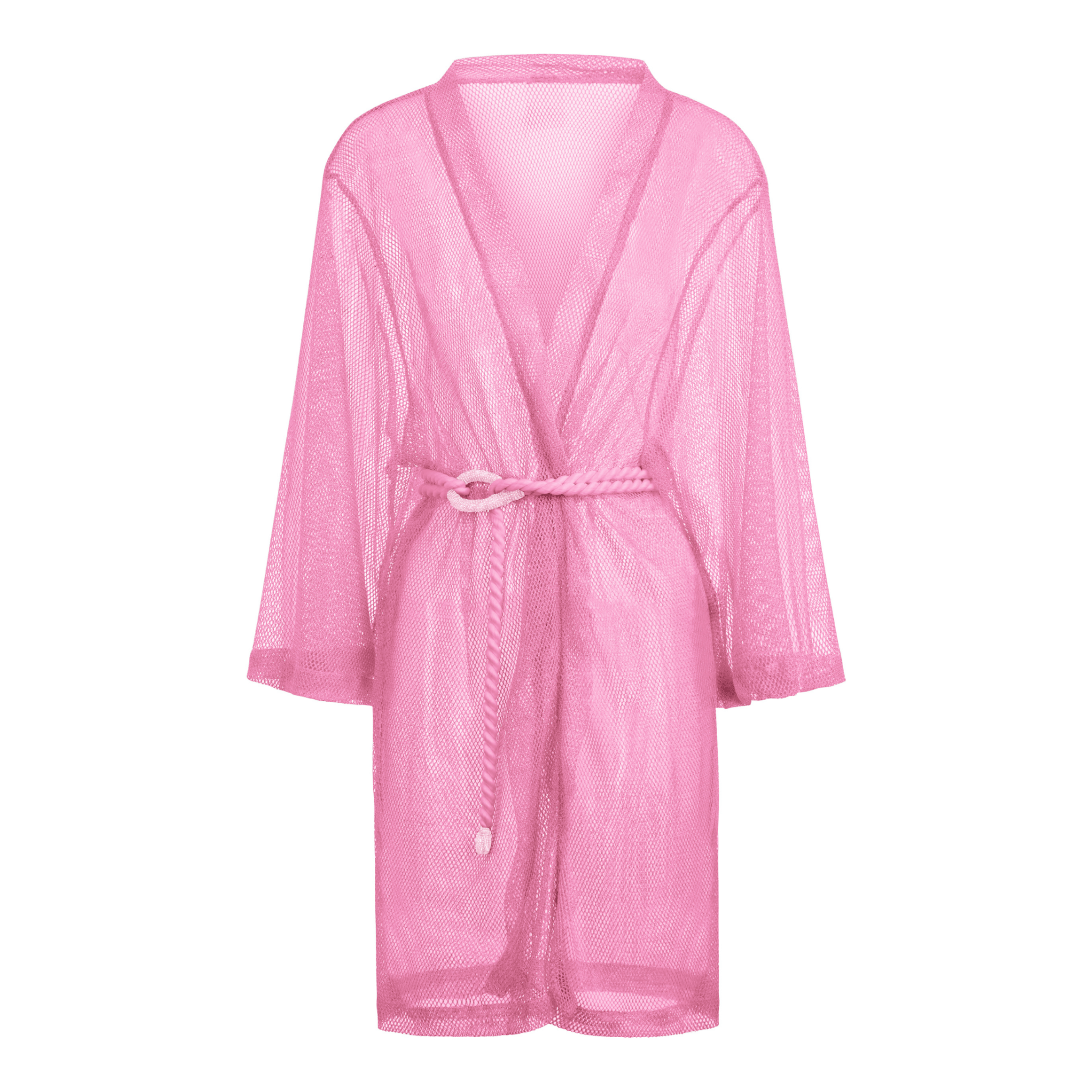 Buzios Belted Kimono Swimsuit coverup Flowy Sheer belted beaded