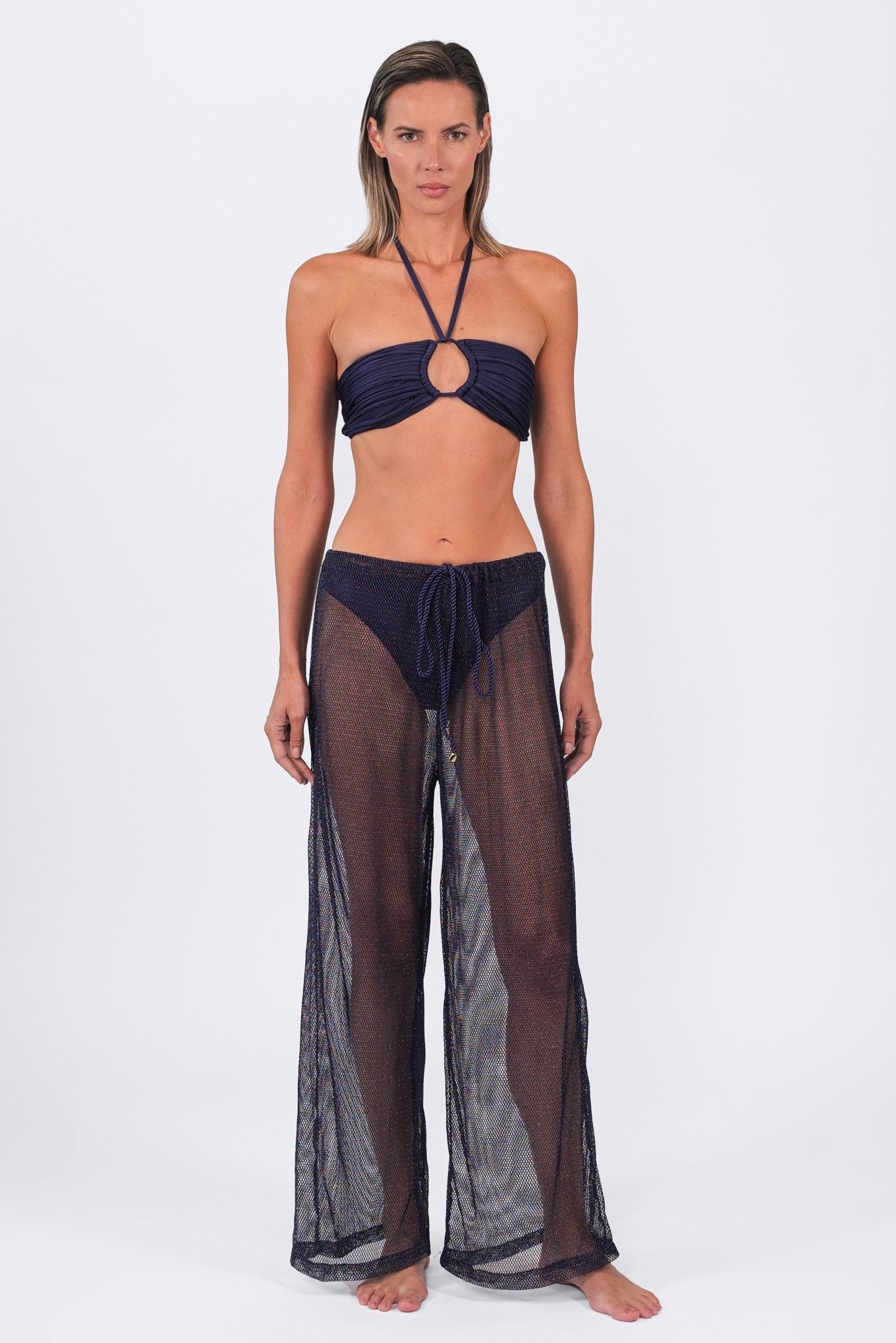 Buzios Shimmer Pants swimsuit coverup beach resort cruise