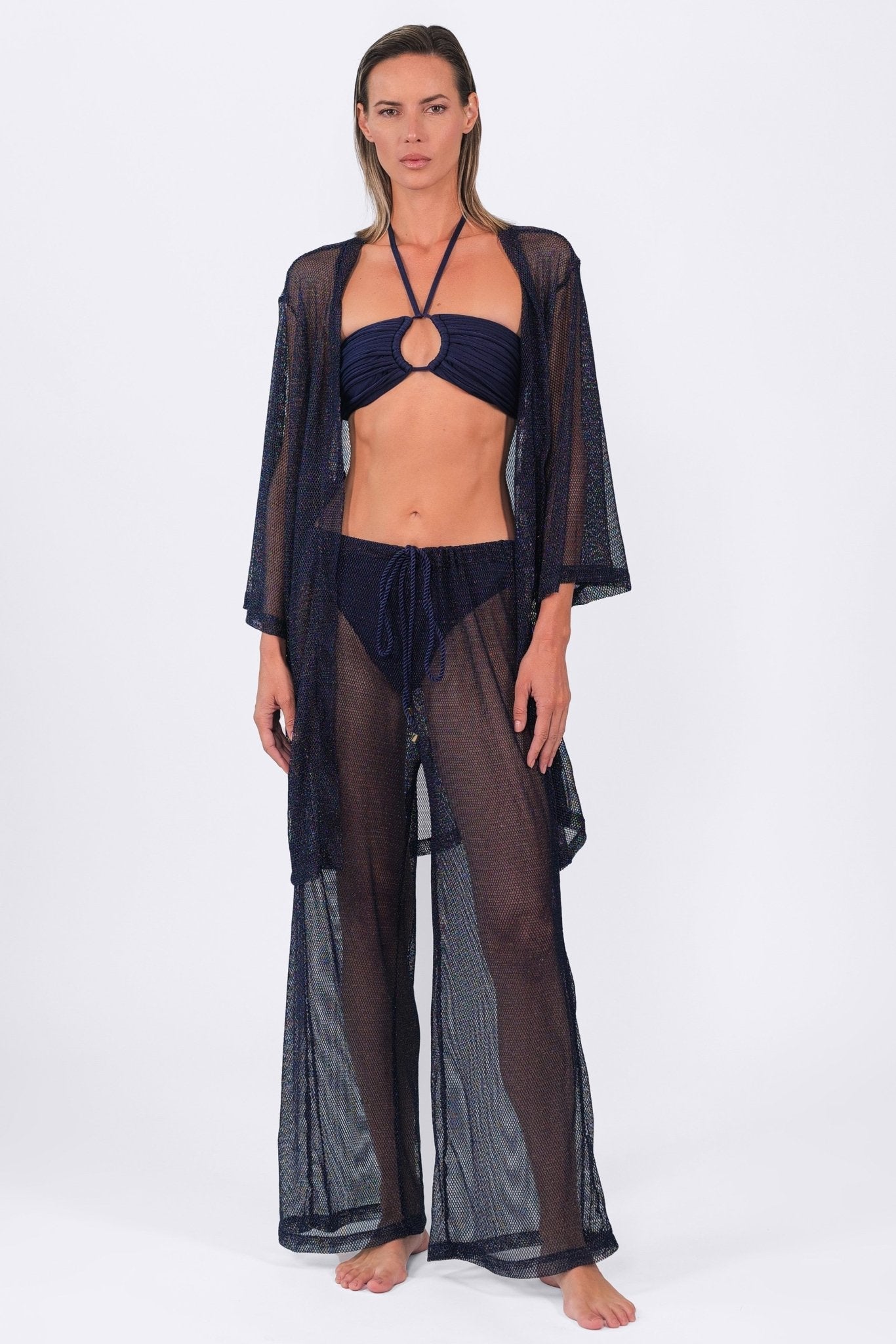 Buzios Shimmer Pants swimsuit coverup beach resort cruise