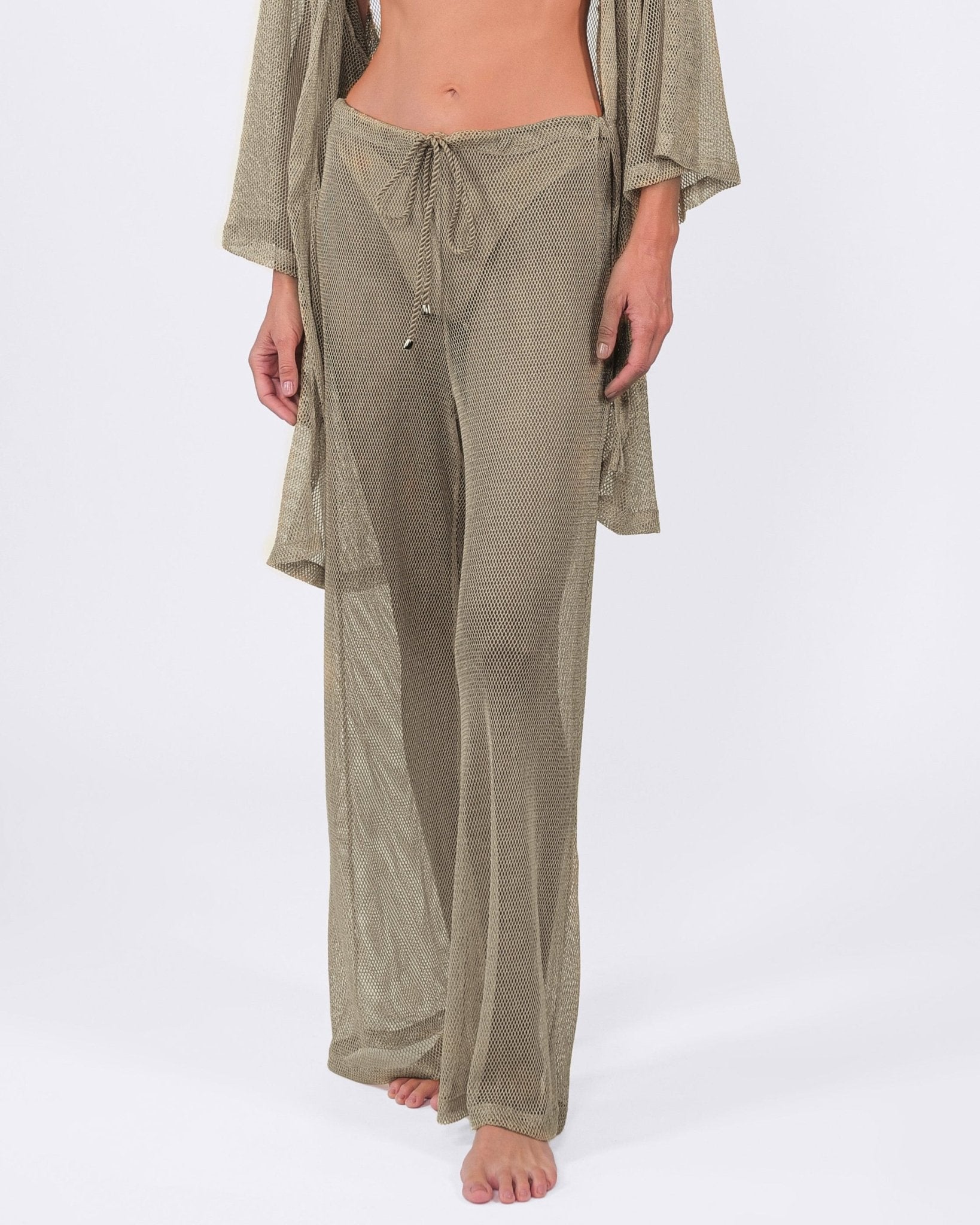 Buzios Shimmer Pants swimsuit coverup beach resort cruise