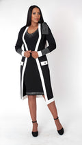 Camille Trim Knit Jacket Dress - 5312 suit church dressy career
