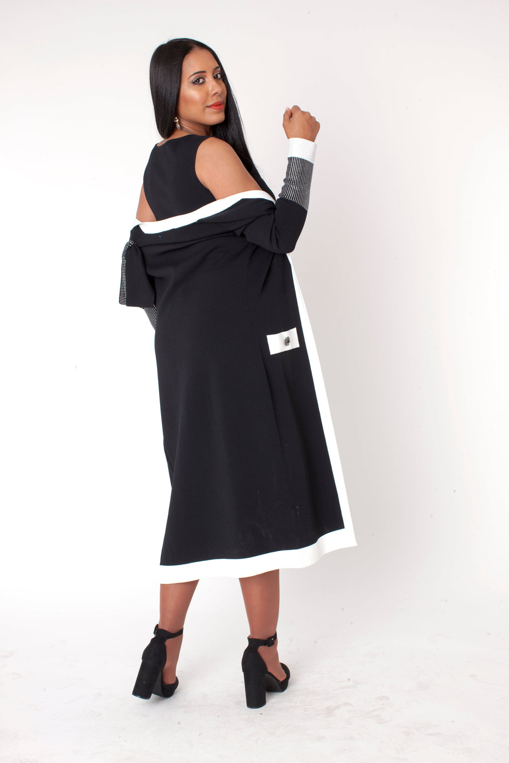 Camille Trim Knit Jacket Dress - 5312 suit church dressy career